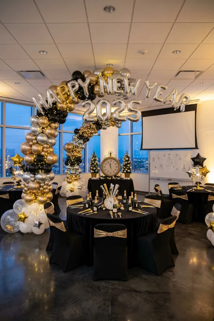 Elegant balloon decor for a Kalamazoo event