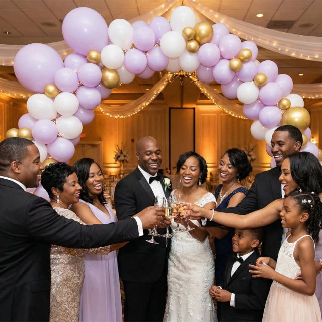 Wedding celebration decor